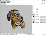 Dog V16 Embroidery File 4 size