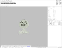 Diejobu Embroidery File 4 size