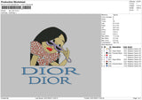 Dior Dior Leoprad Embroidery File 4 Size