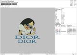 Dior Dior Embroidery File 4 size