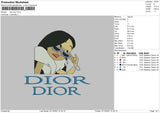 Dior Dior Embroidery File 4 size