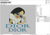 Dior Dior Embroidery File 4 size