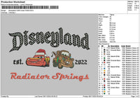 Dland Cars Xmas Embroidery File 6 sizes