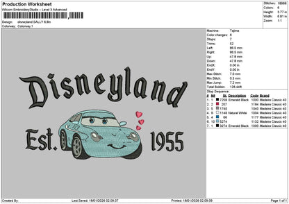 Dland Sally 1801 Embroidery File 6 sizes