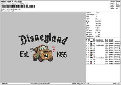 Dland Metter 2603 Embroidery File 6 sizes