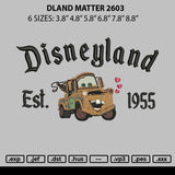 Dland Metter 2603 Embroidery File 6 sizes