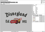 Dland Mcqueen 2603 Embroidery File 6 sizes