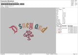 Mickeyland Embroidery File 6 sizes