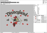 Dland Minnie Hearts Embroidery File 6 sizes