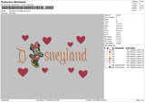 Minnieland Heart Embroidery File 6 sizes