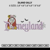 Dland Sally Embroidery File 6 sizes