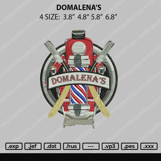 Domalena's Embroidery File 4 size