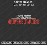 Doctor Strange Embroidery File 4 size