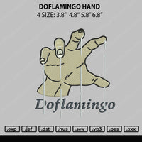 Doflamingo Hand Embroidery File 4 size
