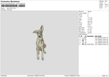 Dog 0108 Embroidery File 6 sizes