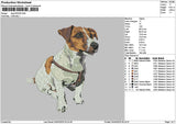 Dog 0304a Embroidery File 6 sizes