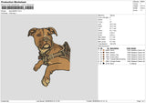 Dog 0506 Embroidery File 6 sizes