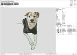 Dog 0506b Embroidery File 6 sizes