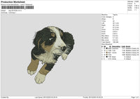 Dog 0512 Embroidery File 6 Sizes