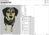 Dog 0712 Embroidery File 6 sizes