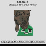 Dog 0810b Embroidery File 6 sizes