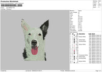 Dog 0908 Embroidery File 6 sizes