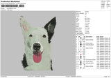 Dog 0908 Embroidery File 6 sizes