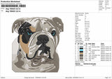 Dog 1004 Embroidery File 6 sizes