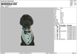Dog 1005a Embroidery File 6 sizes