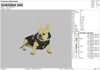 Dog 1107 Embroidery File 6 sizes