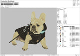 Dog 1107 Embroidery File 6 sizes