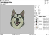 Dog 1023b Embroidery File 6 sizes