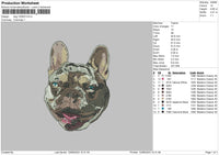 Dog 1206 Embroidery File 6 sizes