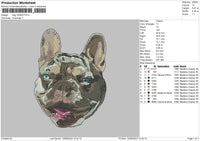 Dog 1206 Embroidery File 6 sizes