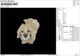 Dog 1207 Embroidery File 6 sizes