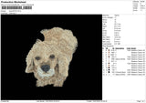 Dog 1207 Embroidery File 6 sizes