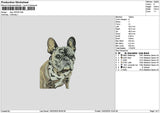 Dog 1302a Embroidery File 6 sizes