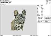 Dog 1302a Embroidery File 6 sizes