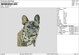 Dog 1302a Embroidery File 6 sizes