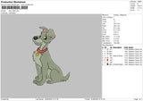 Dog 1306 Embroidery File 6 sizes