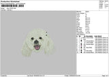 Dog 1403 Embroidery File 6 sizes