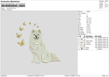 Dog 1612 Embroidery File 6 sizes