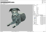 Dog 1705 Embroidery File 6 sizes