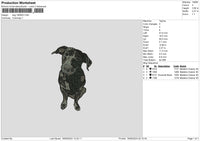 Dog 1808 Embroidery File 6 sizes