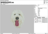Dog 1812 Embroidery File 6 sizes