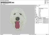 Dog 1812 Embroidery File 6 sizes