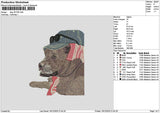Dog 1912 Embroidery File 6 sizes