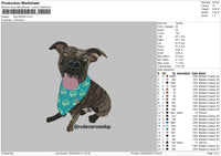 Dog 2005 Embroidery File 6 sizes