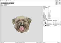Dog 2012 Embroidery File 6 sizes