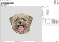 Dog 2012 Embroidery File 6 sizes